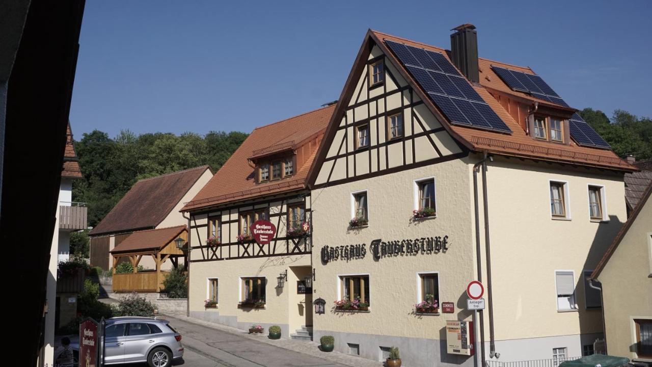 Gasthaus Tauberstube Rothenburg ob der Tauber Exterior foto